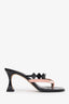 Manolo Blahnik Black/Pink Patent Leather Heels Size 38.5