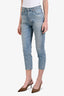 Citizens of Humanity Light Blue 'Olivia Crop' Jeans Size 24