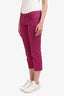 Christian Dior Magenta Denim Capris Size 8