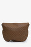 Gucci Brown Guccissima Leather Messenger Flap Bag