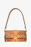 Brandon Blackwood Orange Python Print "Nia" Bag