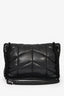 Saint Laurent Black Leather Lou Lou Small Shoulder Bag