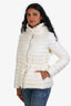 Doudoune légère Moncler Raie blanche, taille 0