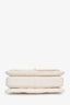 Pre-Loved Chanel™ 2025 White Quilted Lambskin Small Trendy Top Handle Flap Bag