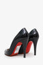 Christian Louboutin Black Patent Leather 'Ron Ron 100' Heels Size 39