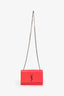 Saint Laurent Hot Pink Grained Leather Small Kate Bag