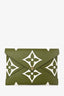 Louis Vuitton 2019 Khaki Green Giant Monogram Kirigami Pochette GM