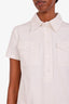 Gucci White Denim GG Jacquard Mini Dress Size 38
