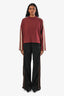 Pantalon Leam Almes noir/marron à déchirure, taille S