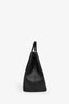 Prada Black Saffiano Leather Double Zip Tote Bag with Strap