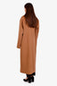 Anine Bing Camel Wool Cashmere Blend Quinn Coat Size Large