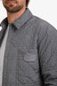 Christian Dior Grey Cannage Overshirt Jacket Size 49 Mens