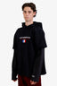 Vetements 2018 Black Layered French Flag Hoodie Size XS Mens