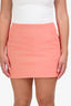 Diane von Furstenberg Orange Mini Skirt Size 6 US