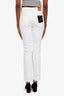 Anine Bing White Denim 'Roy' Straight Leg Flared Jeans Size 27