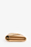Saint Laurent Beige Grain de Poudre Leather Chevron Quilted 'Cassandre' WOC