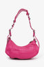Balenciaga Pink Leather Le Cagole XS Shoulder Bag