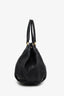 Prada Black Vitello Daino Leather Small Tote Bag with Strap