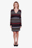Missoni Multicolour Chevron Metallic Knit Dress Size L