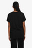Balmain Black Cotton Orange Graphic T-Shirt Size S