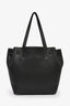 Celine 2022 Black Grained Leather Cabas Tote