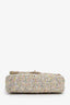 Pre-loved Chanel™ 2011 Beige/Multicolour Tweed Garden Party Medium 2.55 Reissue Shoulder Bag