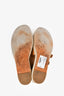 Chloe Brown Suede Scallop Wrap Espadrille Sandals Size 41