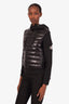 Moncler Black Cotton Zip Down Hoodie Size XS
