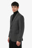 Dries Van Noten Grey Wool Single Breasted Blazer Size 50 Mens