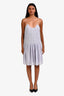 Isabel Marant Etoile Light Purple Amelie Scoop Neck Mid-Length Dress Size 36