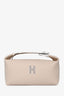 Hermès White/Grey Canvas Bride-A-Brac Small Case