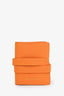 Bvlgari Orange Leather Watch Travel Case