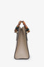 Gucci Taupe Leather Double G Diana Crossbody Bag