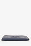 Pre-loved Chanel™ 2016 17 Blue Leather CC Card Holder