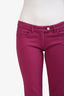 Christian Dior Magenta Denim Capris Size 8