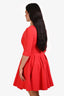 Greta Constantine Red Flared 'Elle' Mini Dress Size M