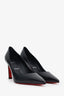 Christian Louboutin Black Leather Condora 100 Heels Size 40