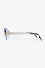 Cartier Blue Rectangle Signature C Sunglasses