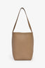 The Row Taupe Leather Medium NS Park Tote