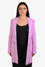 Stella McCartney Pink Wool Double Breasted Blazer Dress Size 40