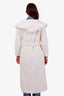 Max Mara Taupe Wool Angora Belted Coat Size 10