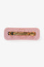 Gucci Pink/Green Crystal Logo Giant Hair Clip