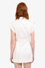 A.L.C. White Cotton Sleeveless Mini Dress Size 2