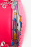 Pre-loved Chanel™ 2019 Neon Pink Terry Cloth Coco Beach Small Flap Bag SHW