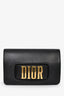Christian Dior 2017 Black Leather Dio(r)evolution Flap Pouch