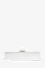 Jacquemus White Leather Le Bambino Long Shoulder Bag