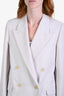 Acne Studios Purple Double Breasted Blazer Size 38