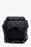 Pre-loved Chanel™ 2022 Black Quilted Lambskin 19 Backpack