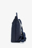 Longchamp Navy Leather Le Pliage Backpack