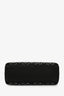 Christian Dior 2017 Black Satin Crystal Embellished Mini Lady Dior With Strap
